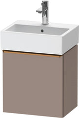 DURAVIT D-Neo Waschtischunterbau 434 mm Eiche Terra Matt, 1 Tür links, wandhängend