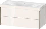 DURAVIT XViu Waschtischunterbauset c-bonded 1000 mm 2 Schubkästen champagner matt