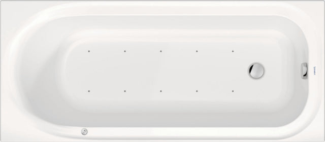 DURAVIT Soleil by Starck Whirlwanne 1600x700 mm Einbau mit Air-System, weiß