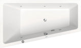 Duravit No.1 Whirlwanne 1500x800mm trapezförmig mit Jet-System, weiß
