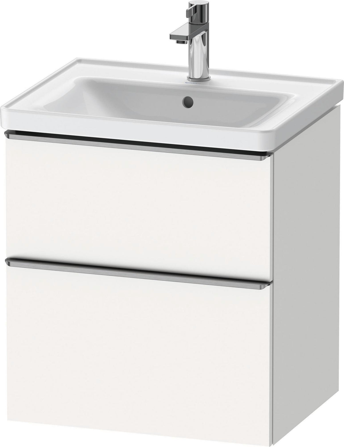 Duravit D-Neo Waschtischunterbau 584 mm betongrau matt mit Auszug und Schubkasten