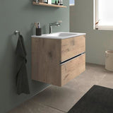 DURAVIT Sivida Spiegelablage 800x115x35mm Chrom/Weiß Matt – Montage unter Spiegel inkl. Befestigungsmaterial