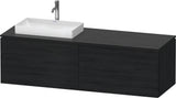 Duravit L-Cube Waschtischunterbau 1620 mm taupe supermatt mit Tip-On und Soft-Close