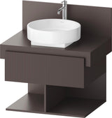 DURAVIT Balcoon Konsolenwaschtischunterbau 700 mm mit 2 offenen Fächern & Push-Open
