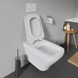 DURAVIT WC-Sitz DuraStyle Weiß mit Edelstahl-Scharnieren, Duroplast, abnehmbar