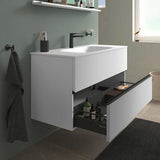 DURAVIT Sivida Waschtischunterbau 1210 mm Eiche mit 2 Schubkästen und Soft-Close