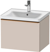 DURAVIT D-Neo Waschtischunterbau 584 mm betongrau matt mit 1 Auszug und Soft-Close