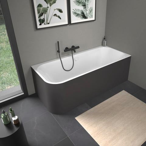 Duravit Brausehalter 55x102 mm Rosette Eckig Chrom – Wandhalterung mit verdeckter Befestigung
