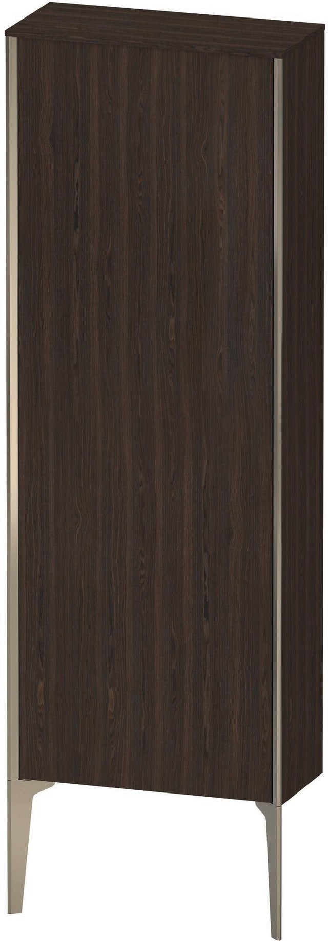 DURAVIT Halbhochschrank XViu 1330 mm Nussbaum gebürstet, wandhängend, Tip-On Technik