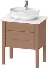 Duravit Luv Waschtischunterbau bodenstehend 743x688x450 mm Mandel Seidenmatt