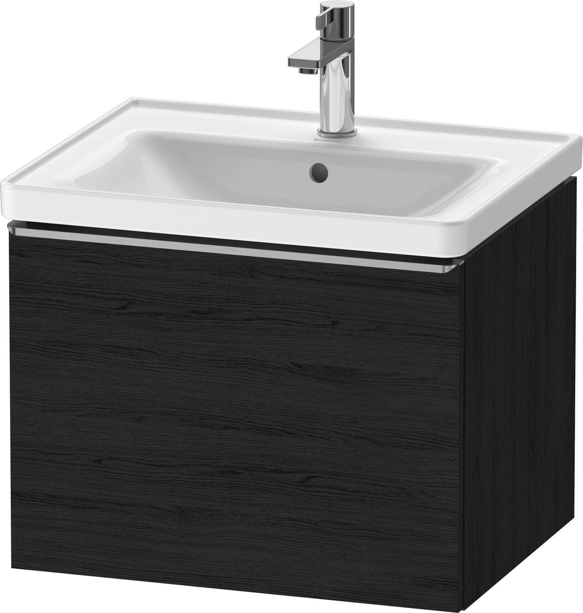 DURAVIT D-Neo Waschtischunterbau 584 mm betongrau matt mit 1 Auszug und Soft-Close