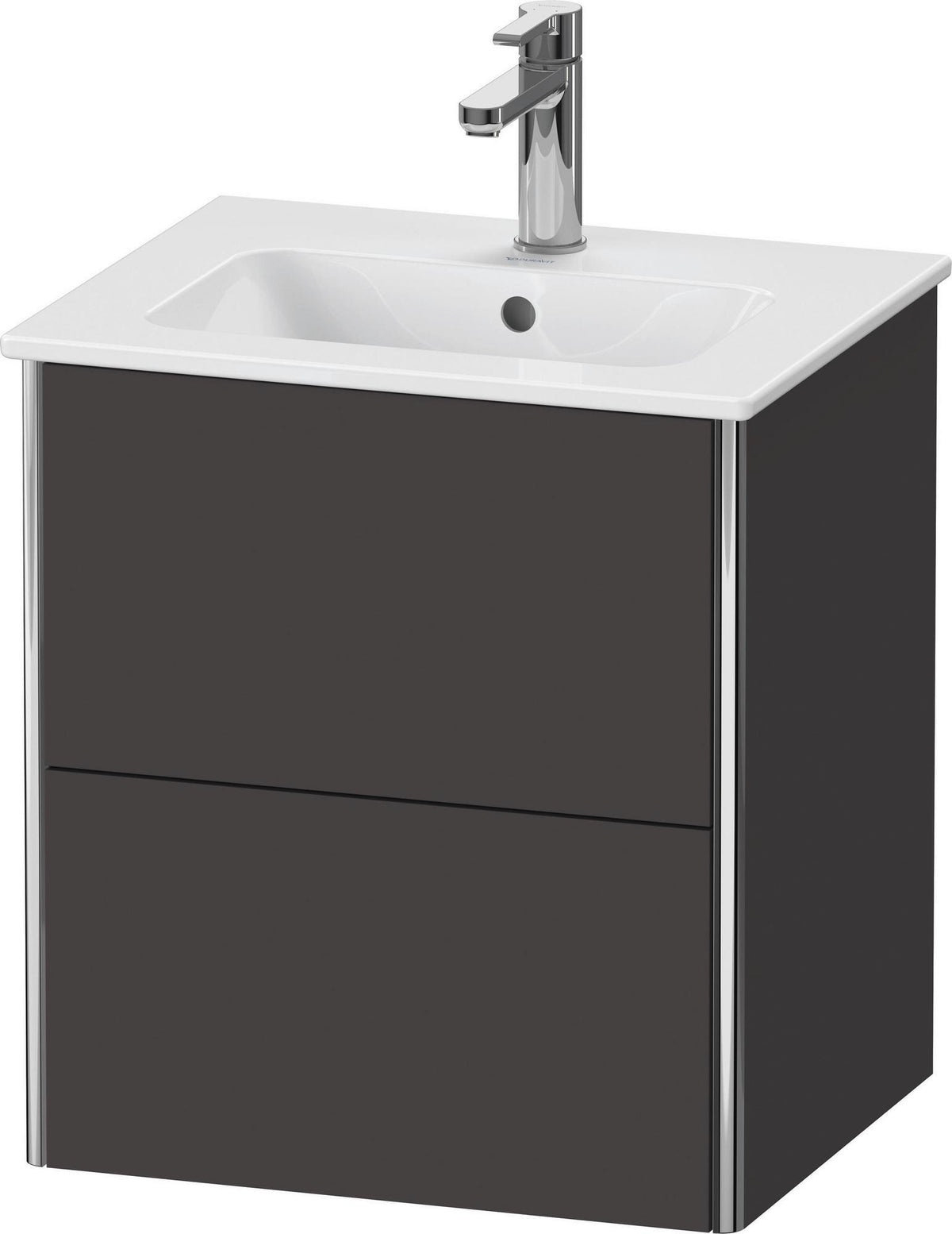 Duravit XSquare Waschtischunterbau wandhängend, 2 Schubkästen, Weiß Matt