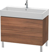 Duravit L-Cube Waschtischunterbau 984 mm Amerikanisch Nussbaum mit Tip-On-Technik
