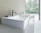 Duravit L-Cube Konsole variabel – 2 Ausschnitte, 550 mm Tiefe, Weiß Matt