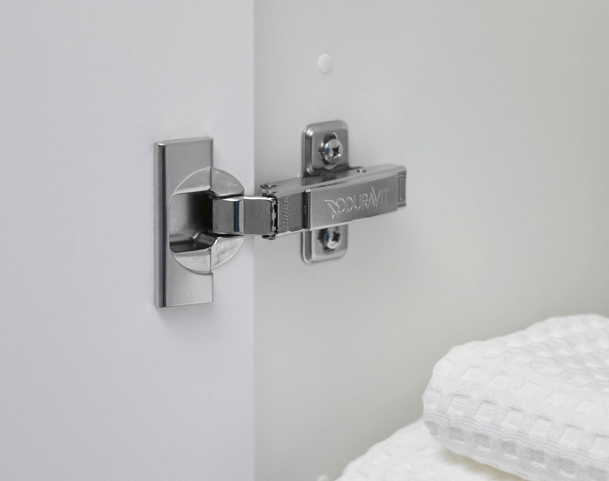 Duravit D-Neo Halbhochschrank 400 mm Eiche mit 1 Tür und Soft-Close