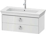 DURAVIT White Tulip Waschtischunterbau wandhängend 984 mm mit 2 Schubkästen und Innenbeleuchtung