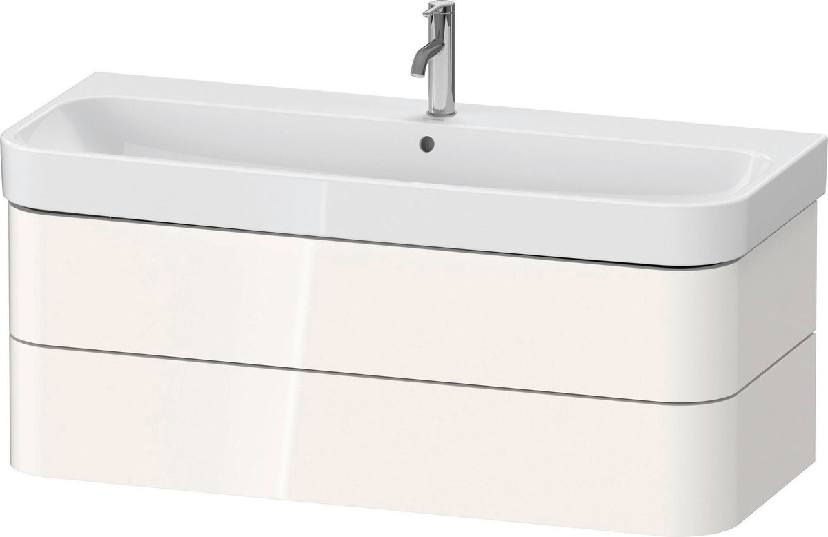 DURAVIT Waschtischunterbau Happy D.2+ wandhängend 1175 mm Taupe supermatt mit Tip-On Technik