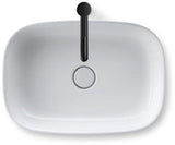 DURAVIT Zencha Aufsatzbecken 550 mm – Weiß, ohne Hahnloch & Überlauf, DuraCeram