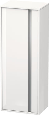 Duravit Hochschrank Ketho 360x500x1320mm, 1 Tür, Anschlag links, weiß matt – wandhängend mit Soft-Close
