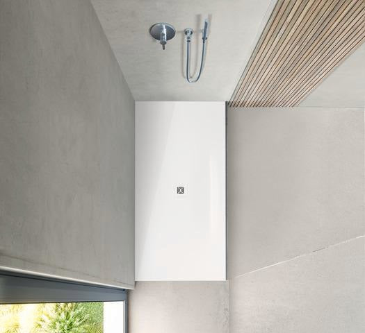 DURAVIT Sustano Duschwanne 1700x900x30 mm Mineralguss Weiß – Bodenbündig & Halbeinbau