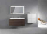 Duravit Halbhochschrank L-Cube 363x700x800 mm, 2 Türen, Betongrau Matt, wandhängend