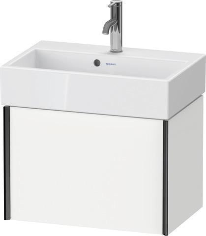 Duravit XViu Waschtischunterbau Compact 397 mm – Wandhängend mit Auszug in Champagner Matt