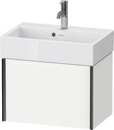 Duravit XViu Waschtischunterbau Compact 397 mm – Wandhängend mit Auszug in Champagner Matt