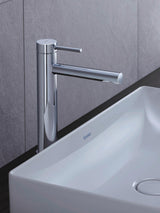 DURAVIT Circle Einhebel-Waschtischmischer L ohne Zugstange, Chrom – Keramikmischsystem