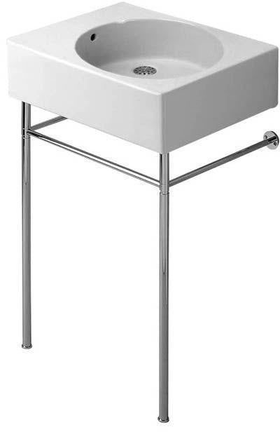 DURAVIT Design Classics Wandwaschtisch 615 mm, Becken links, mit Überlauf, weiß