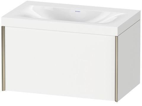DURAVIT XVIU Waschtischunterbau 800 mm mit Viu Pro Keramik & c-bonded Technik