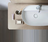 DURAVIT Aufsatzbecken Luv 800 mm aus DuraCeram, weiß, ohne Überlauf, mit Hahnlochbank