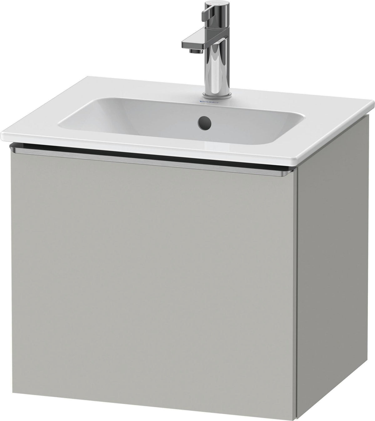 DURAVIT D-Neo Waschtischunterbau 510 mm Eiche Schwarz Matt mit Bronze Griff