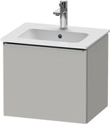 DURAVIT D-Neo Waschtischunterbau 510 mm Eiche Schwarz Matt mit Bronze Griff