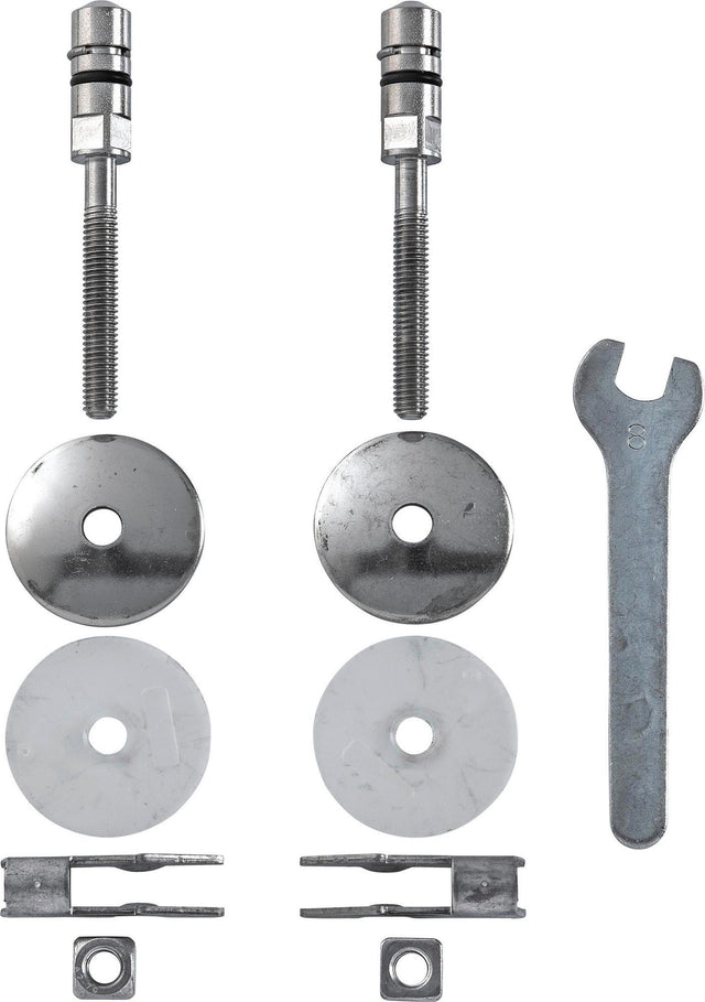 DURAVIT Scharnier-Set für WC-Sitz Universal – Kunststoff, ohne Absenkautomatik, 0061581000