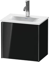 DURAVIT XViu Waschtischunterbau 397 mm wandhängend, 1 Tür rechts, schwarz matt
