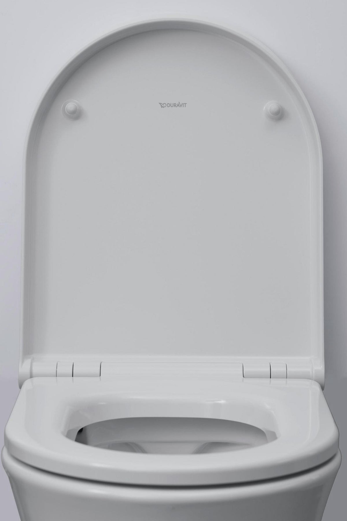 DURAVIT WC-Sitz White Tulip mit Absenkautomatik, Scharniere Edelstahl, weiß, 466x372x65 mm