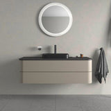Duravit Happy D.2 Konsolenwaschtischunterbau 1300 mm Taupe Supermatt mit Tip-On-Technik