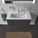 Duravit L-Cube Waschtischunterbau 820 mm Weiß Matt mit 1 Auszug und Tip-On-Technik