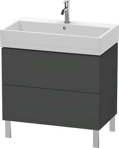Duravit L-Cube Waschtischunterbau 784 mm Amerikanisch Nussbaum für Vero Air