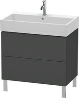 Duravit L-Cube Waschtischunterbau 784 mm Amerikanisch Nussbaum für Vero Air