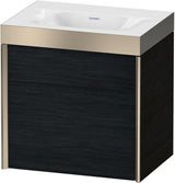 Duravit XViu Waschtischunterbauset 460 mm, 1 Tür, Eiche Schwarz, wandhängend