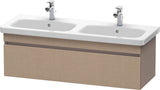 Duravit DuraStyle Waschtischunterbau 1230 mm betongrau matt – wandhängend, 1 Auszug, Soft-Close
