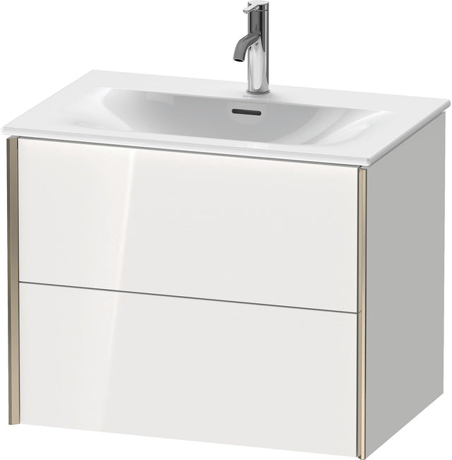 DURAVIT XViu Waschtischunterbau 710 mm wandhängend mit Tip-on Technik und Soft-Close