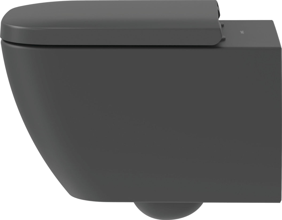 Duravit Wand-WC Happy D.2 spülrandlos 540 mm Anthrazit Matt Tiefspüler
