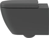 Duravit Wand-WC Happy D.2 spülrandlos 540 mm Anthrazit Matt Tiefspüler