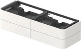 Duravit Happy D.2 Konsolenwaschtischunterbau 1600 mm mit 4 Schubkästen und Tip-On-Technik