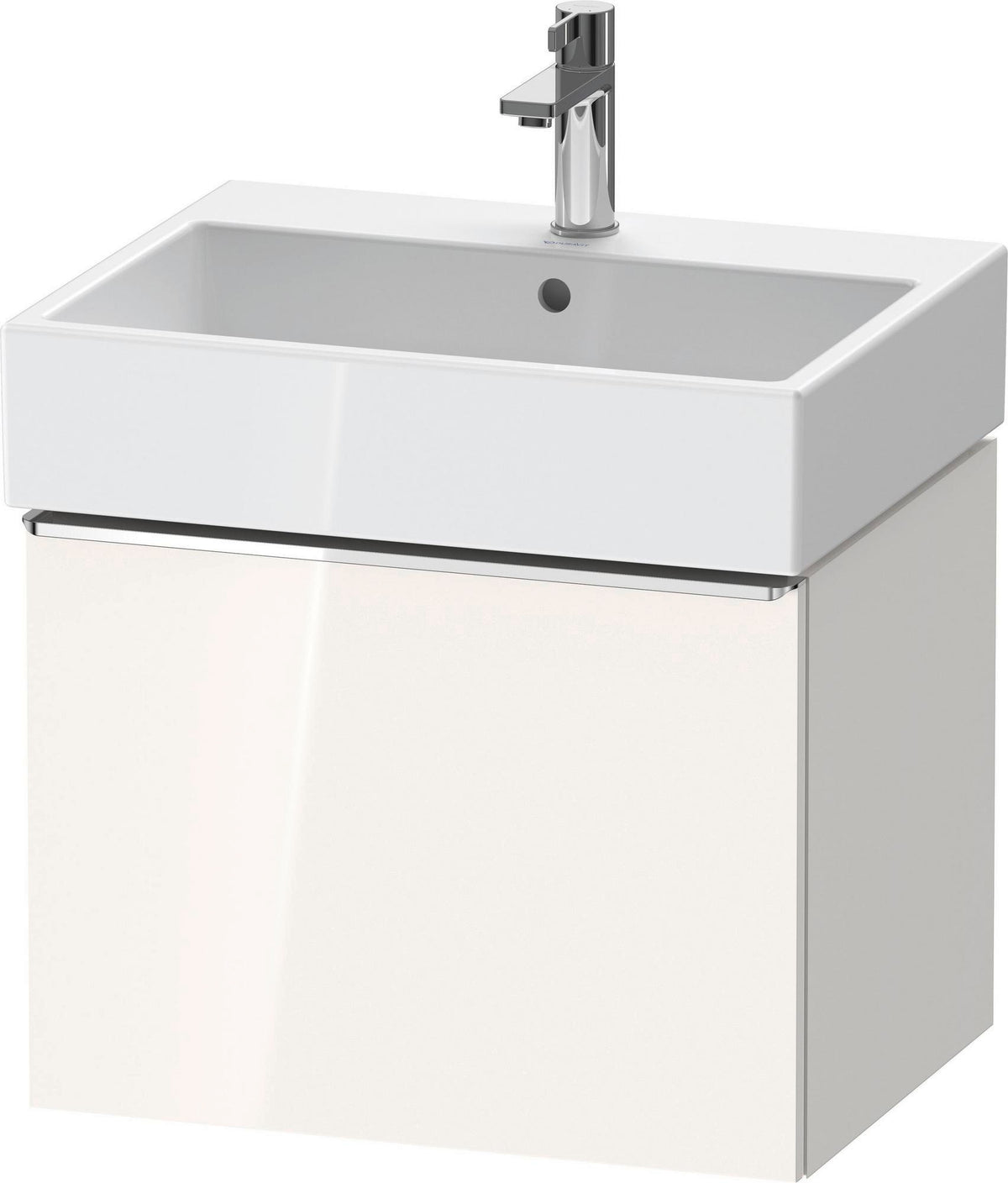 DURAVIT D-Neo Waschtischunterbau 584 mm wandhängend mit 1 Auszug, Griff Bronze, Weiß Matt