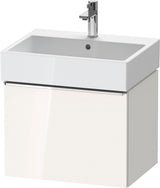 DURAVIT D-Neo Waschtischunterbau 584 mm wandhängend mit 1 Auszug, Griff Bronze, Weiß Matt