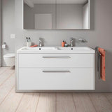 DURAVIT D-Code Spiegelschrank 1200 mm mit LED-Beleuchtung, 2 Türen, Front- und Innenspiegel