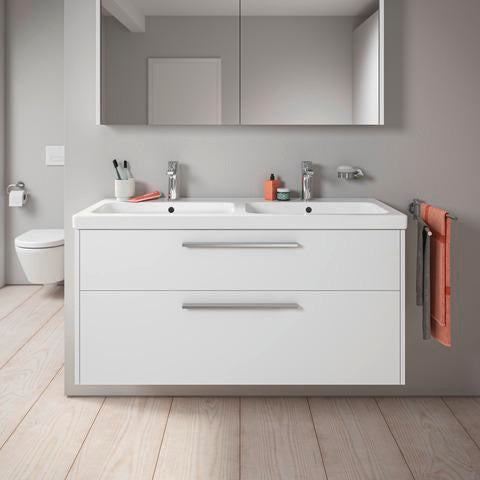DURAVIT D-Code 2.0 Waschtischunterbau 1184 mm mit Schubkasten und Soft-Close in Weiß Matt